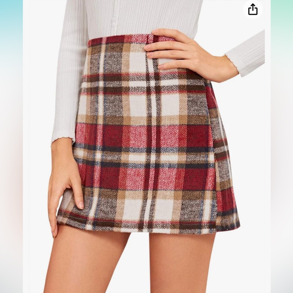 Plaid skirt